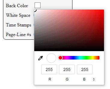 Chrome / Edge Color Picker